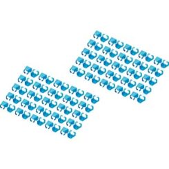 DIGITUS Farbclips voor Patchkabel RJ45 100 stuks blauw
