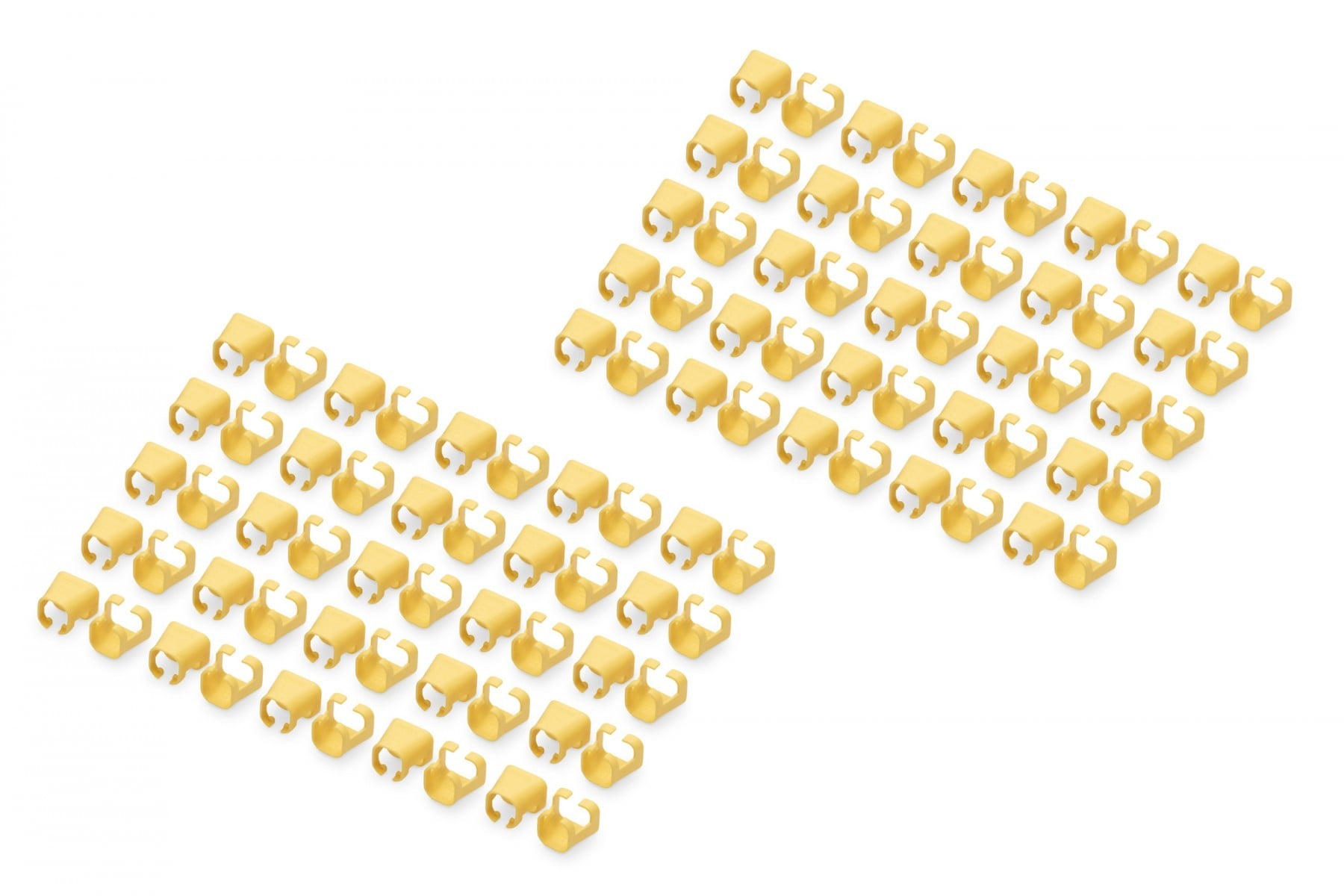 DIGITUS Farbclips voor Patchkabel RJ45 100 stuks geel