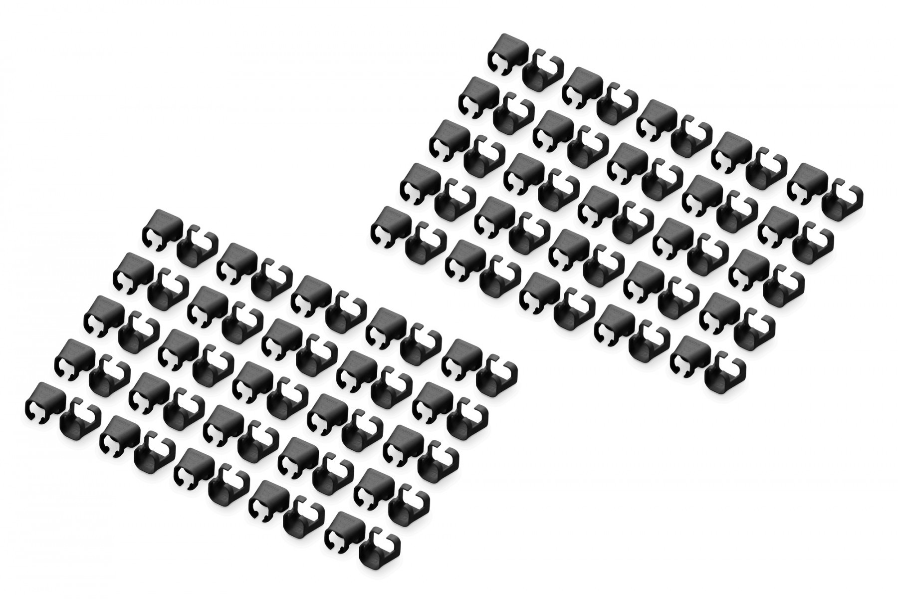 DIGITUS Farbclips voor Patchkabel RJ45 100 stuks zwart