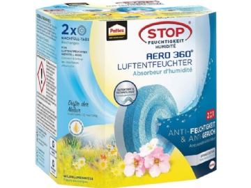 Pattex Luftentfeuchter Nachfüll Tabs Aero 360 2x450g Meadow