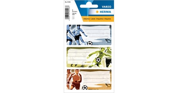 HERMA Schuletiketten Vario voetball
