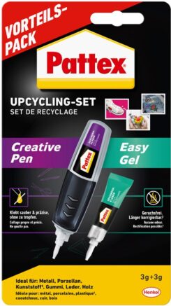 Pattex secondenlijm Upcycling Set Creative Pen + Easy Gel retail