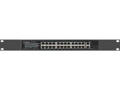 Lanberg Switch 24X 100MB DSP+/2X Combo Rack 19 250W