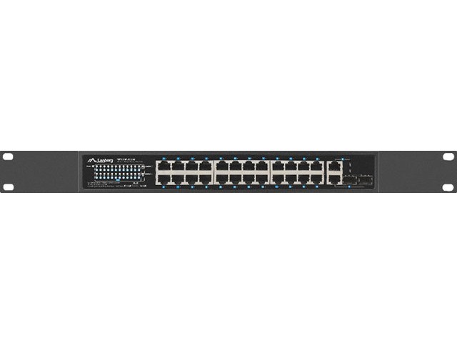 Lanberg Switch 24X 100MB DSP+/2X Combo Rack 19 250W