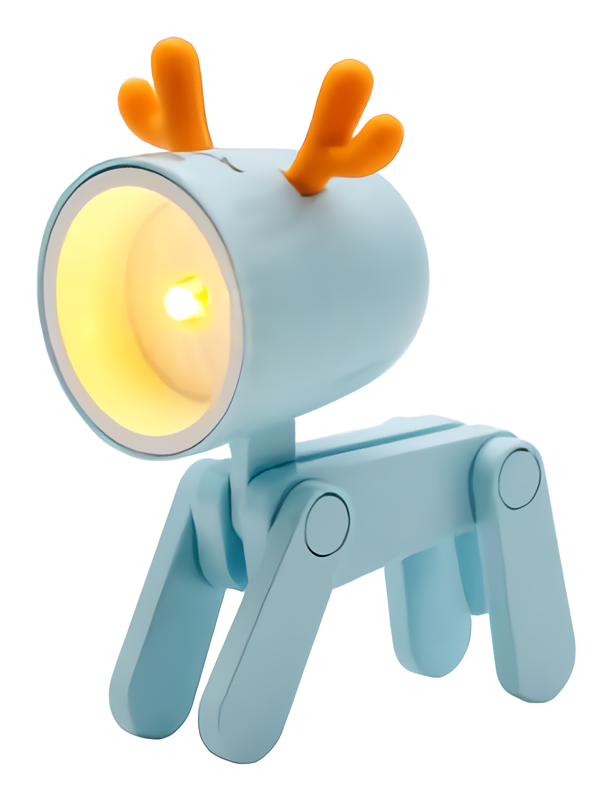 RealPower LED-Tier Taschanlampe Blue deer