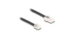 DELOCK Telefonkabel RJ45 stekker zu RJ11 stekker zwart. 3m