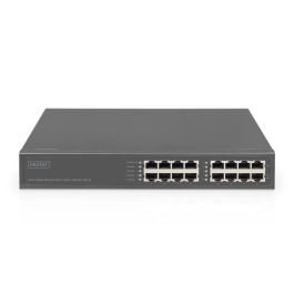 DIGITUS Switch 8-Port Gigabitgabit PoE + Injektor 250W zwart