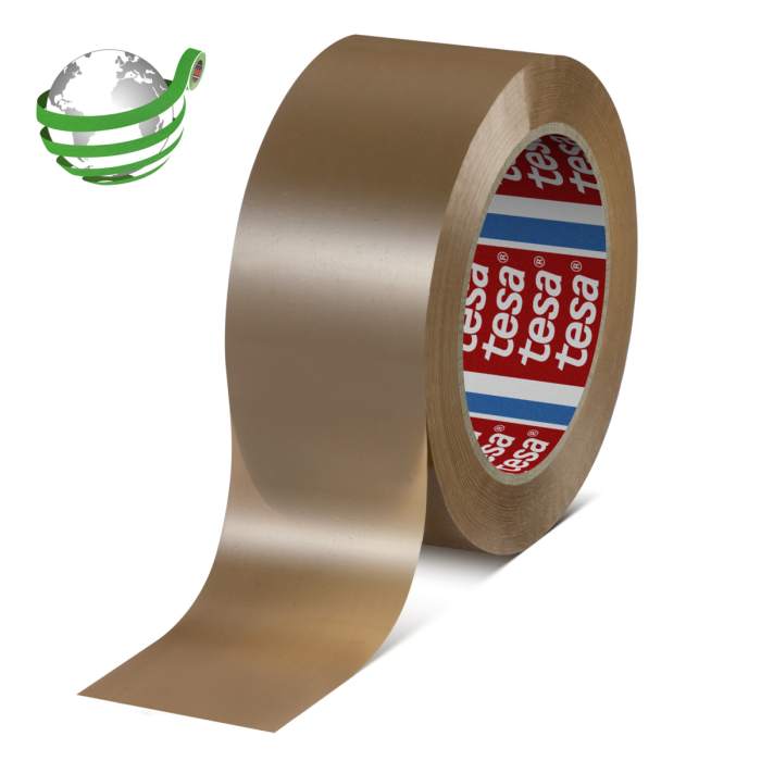 tesa PET-Packband Kautschukklebemasse 132m:50mm 6Stk. bruin