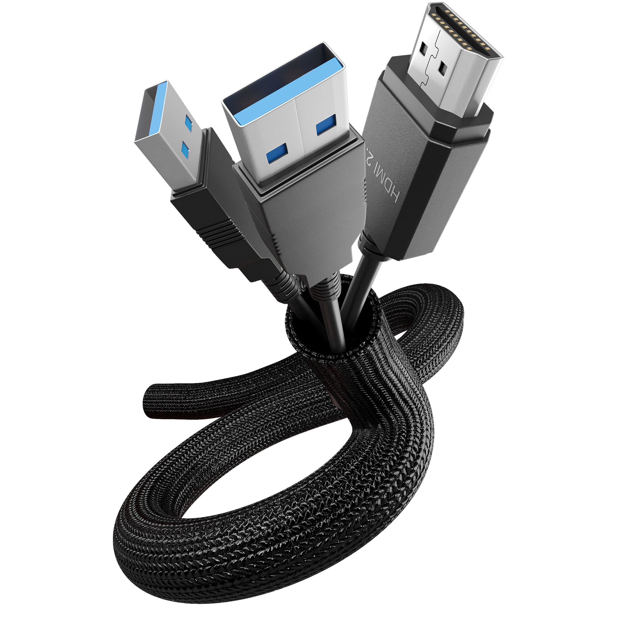 LTC Klettrolle Pro Cable Tube 10m zum Bündeln&Ordnen zwart