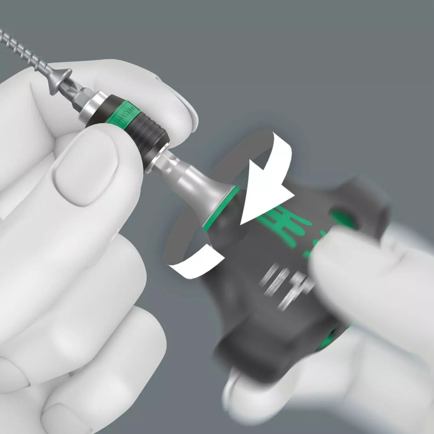 Wera Kraftform Compact 400 RA Set 1, Quergriffratsche 17-tlg