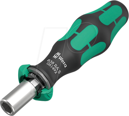 Wera Bits-Handhalter met Ratschenfunktion 1/4, 838 RA S