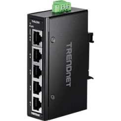 TRENDnet 5-Port Industrial Fast Ethernet DIN-Rail MiniSwitch