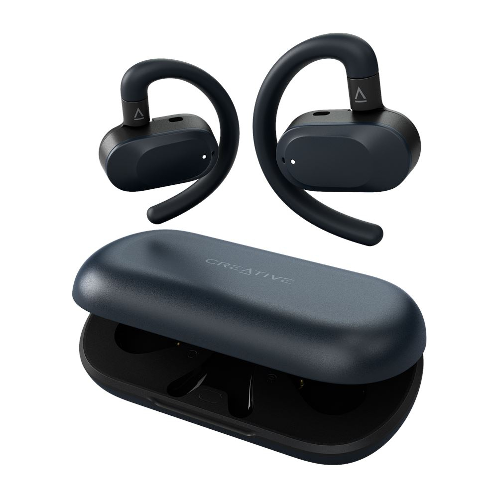 Creative Headset Outlier Go TWS Open-Ear,Bluetooth 5.4,blauw