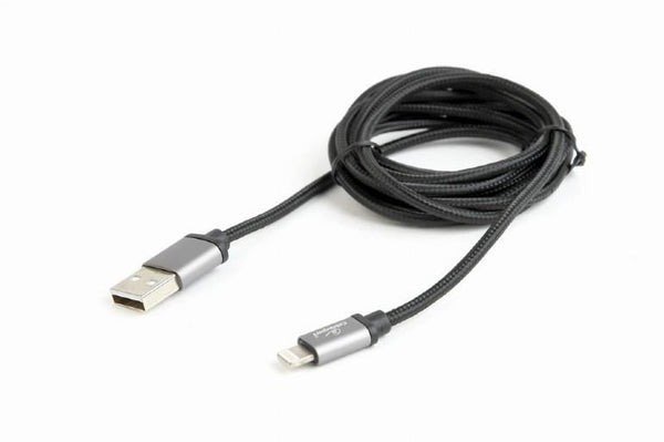 gembird 8-Pin Kabel met Metallanschlüssen, 1,8 m, zwart