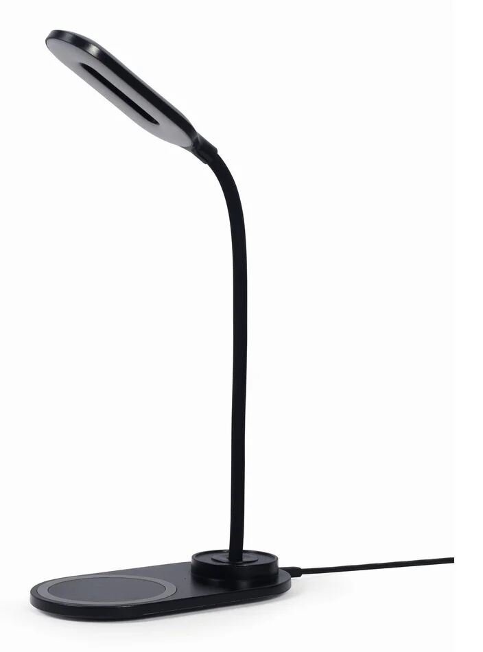 gembird Schreibtischlampe kabellosem Lader, zwart/weiß