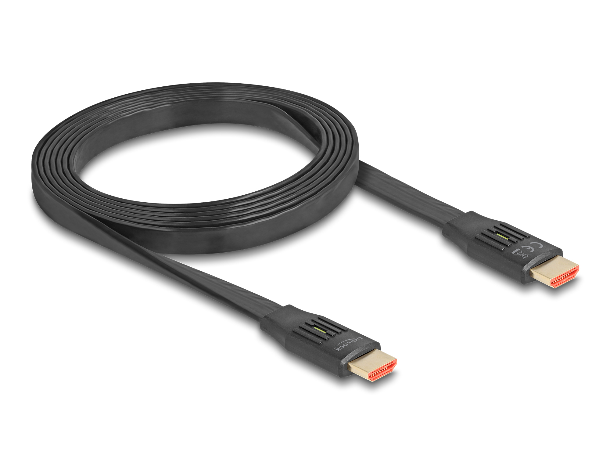 DELOCK High Speed HDMI Flachbandkabel 8K 60Hz 2m