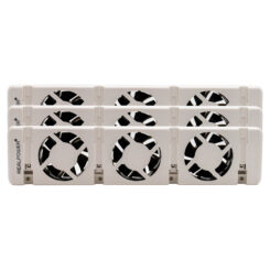REALPOWER Heizungslüfter HL-3,3er Set mit 3 Ventilatoren