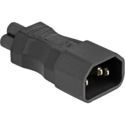 DELOCK Netzadapter IEC 60320 - C14 auf C5, stekker / verloop stekker