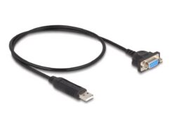 DELOCK USB 2.0 > Serieel RS-232 Adapter D-Sub 9 verloop stekker 50cm