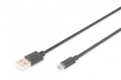 DIGITUS USB 2.0 aansluitkabel Type A -mikro B St/St 1.8m sch