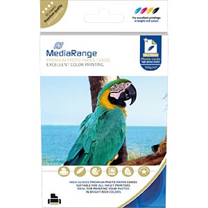 MediaRange Fotopapier Hoogglans 100x150mm 150g, 50 Pag.