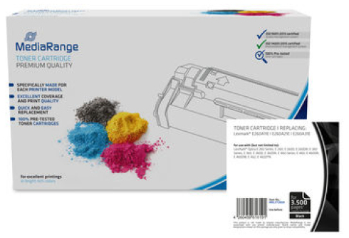 MediaRange Toner Lexmark voor E260A11E/E260A21E/E260A31E zwart