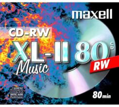 Maxell CD-RW 80 Maxell Audio, JewelCase, 1 piece