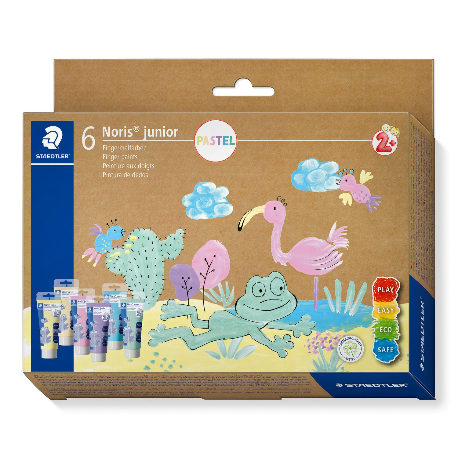 STAEDTLER Fingermalfarbe NJ Pastell 6St Etui