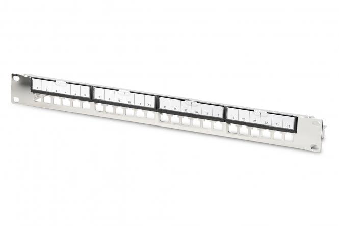 DIGITUS Patch Panel afgeschermd 24-Port 19 blank