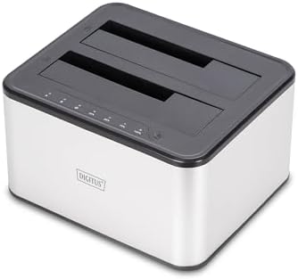 DIGITUS Docking USB ->2x 2,5/3,5 SATA HHD, SSD zilver