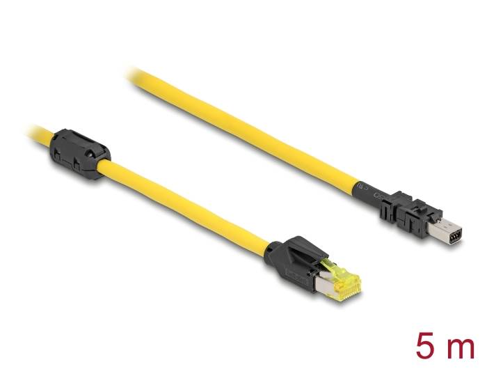 DELOCK Kabel RJ45 stekker Cat.6 zu Mini I/O8 Pin D-Form Typ2