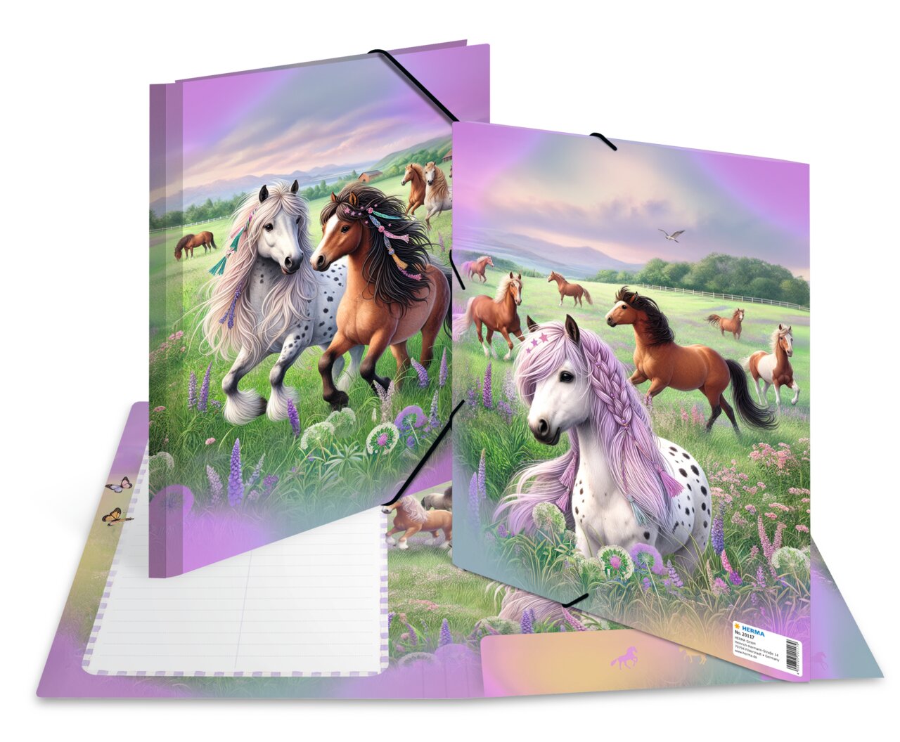 HERMA Sammelmappen A4 Karton Pferdewelt