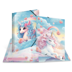 HERMA Sammelmappen A4 Karton Happy Unicorns