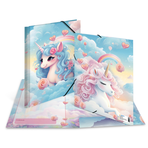 HERMA Sammelmappen A4 Karton Happy Unicorns