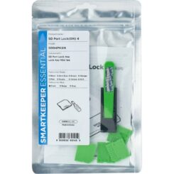 SmartKeeper Mini Micro SD Port Blocker groen 4 Stk.+Key