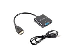LANBERG HDMI-A(M)->VGA(F)+AUDIO ADAPTER AM KABEL