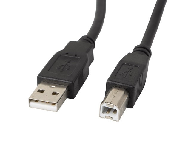 LANBERG KABEL USB-A(M)->USB-B(M) 2.0 1.8M SCHWARZ
