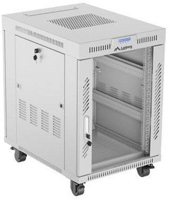 LANBERG 19 15U 600X800 GRAU GLASTÜR LANBERG RACK EINBAUSCHR