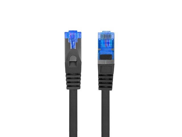 LANBERG PATCHCORD CAT.6A S/FTP LSZH CCA 1.5M SCHWARZ FLUKE Z