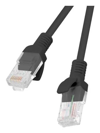 LANBERG PATCHKABEL CAT.5E UTP 2M SCHWARZ FLUKE ZERTIFIKAT