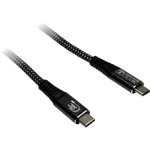 Inter-Tech Kabel AC USB-C 3.2 Gen 2x2, 240W - 1,5m