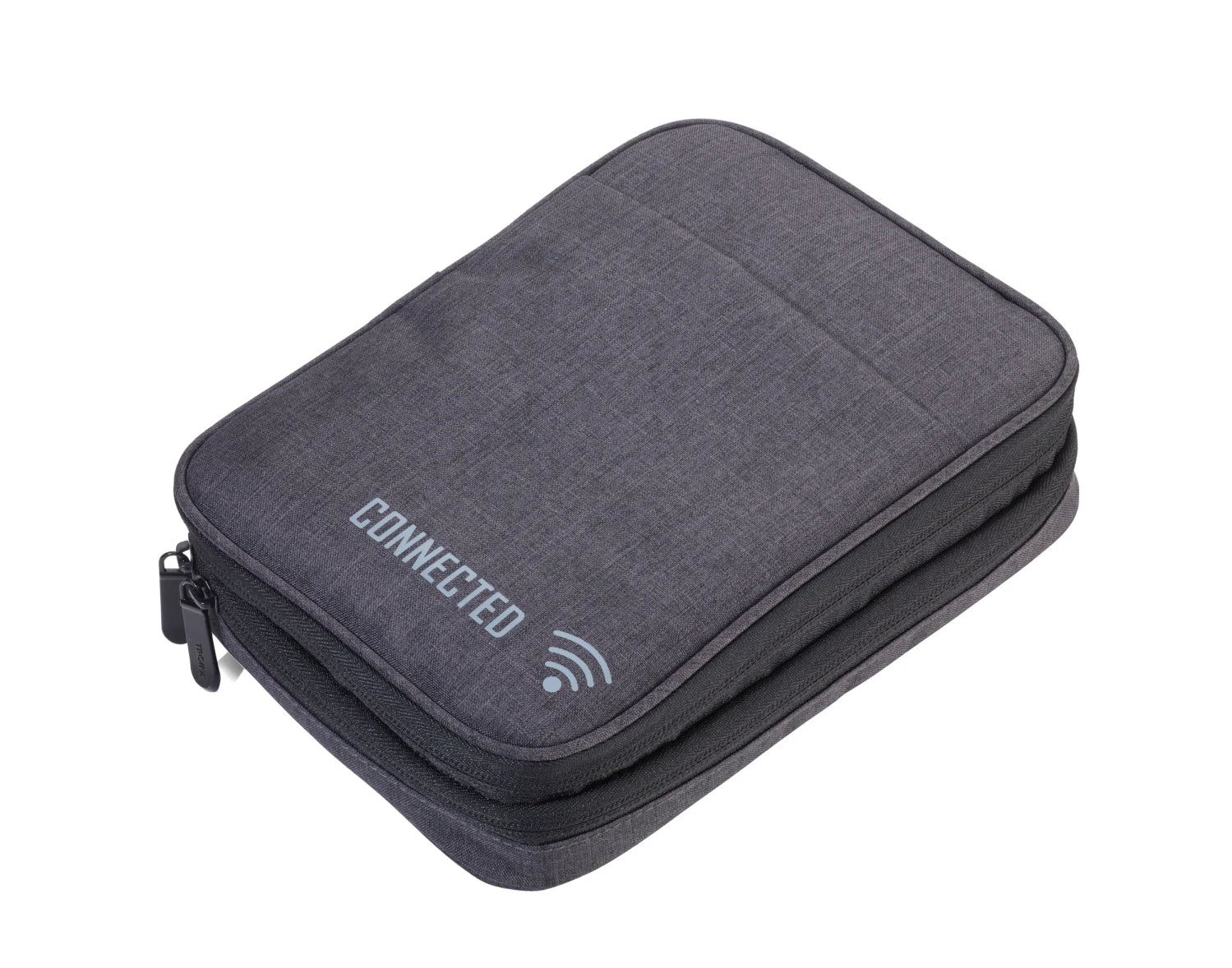 TROIKA Kabeltasche CONNECTED dunkelgrau