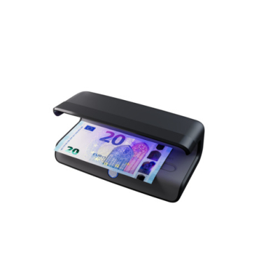 SafeScan 55 LED UV Prüfgerät für Währungen, Pässe Schwarz