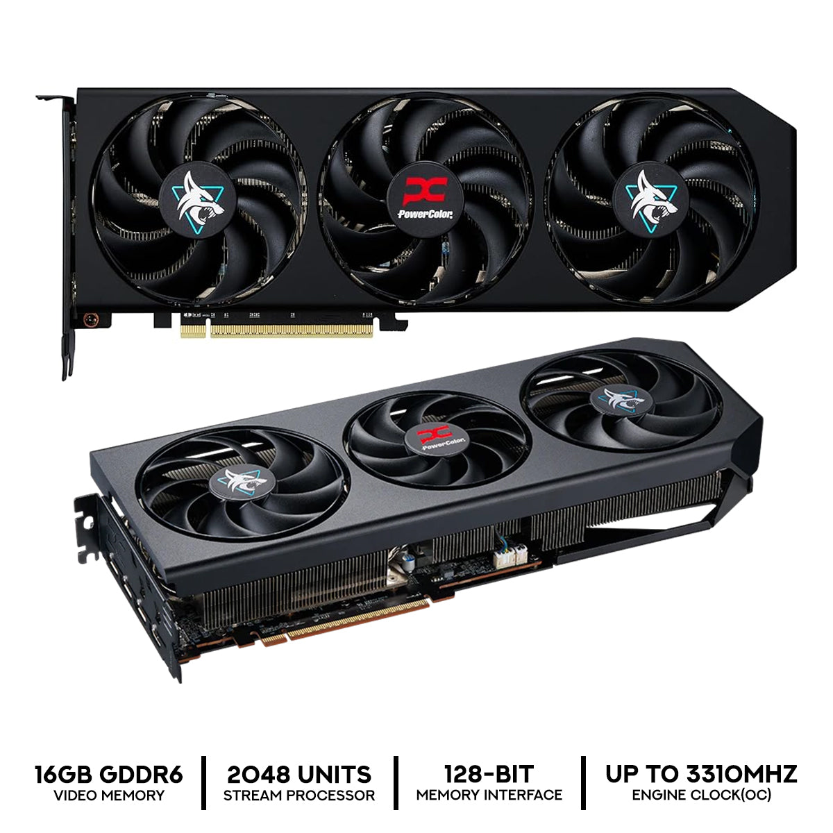 Powercolor Radeon RX9060XT Hellhound OC 16GB