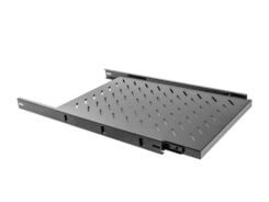 LANBERG 19 Fachboden ausziehbar 1U 1000mm tief, schwarz