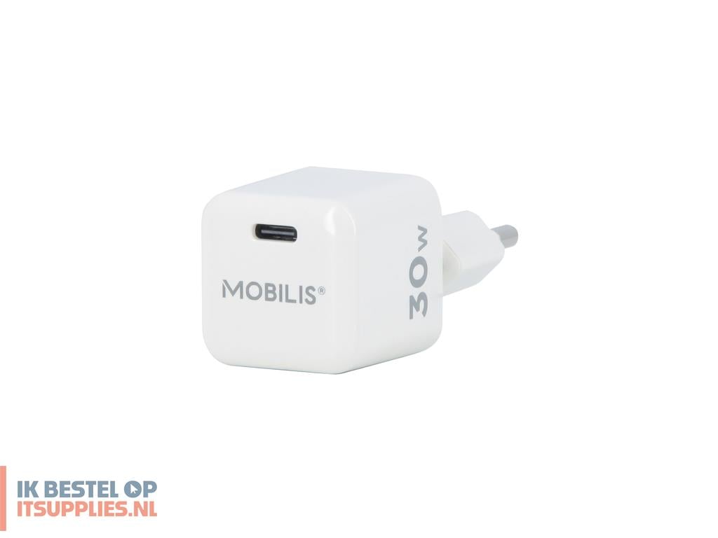 Mobilis Nano Wall Charger 30W USB C GaN