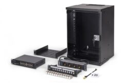 DIGITUS Netzwerk-Set 254 mm (10) - 9HE, 315x300 mm (BxT) sw