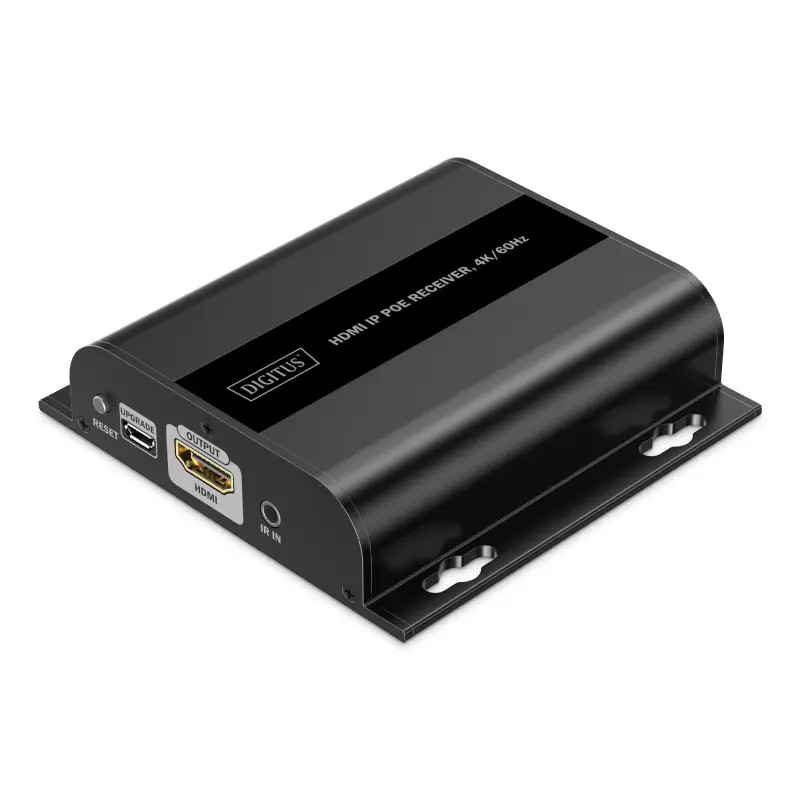 DIGITUS HDMI IP PoE Receiver 4K/60Hz schwarz