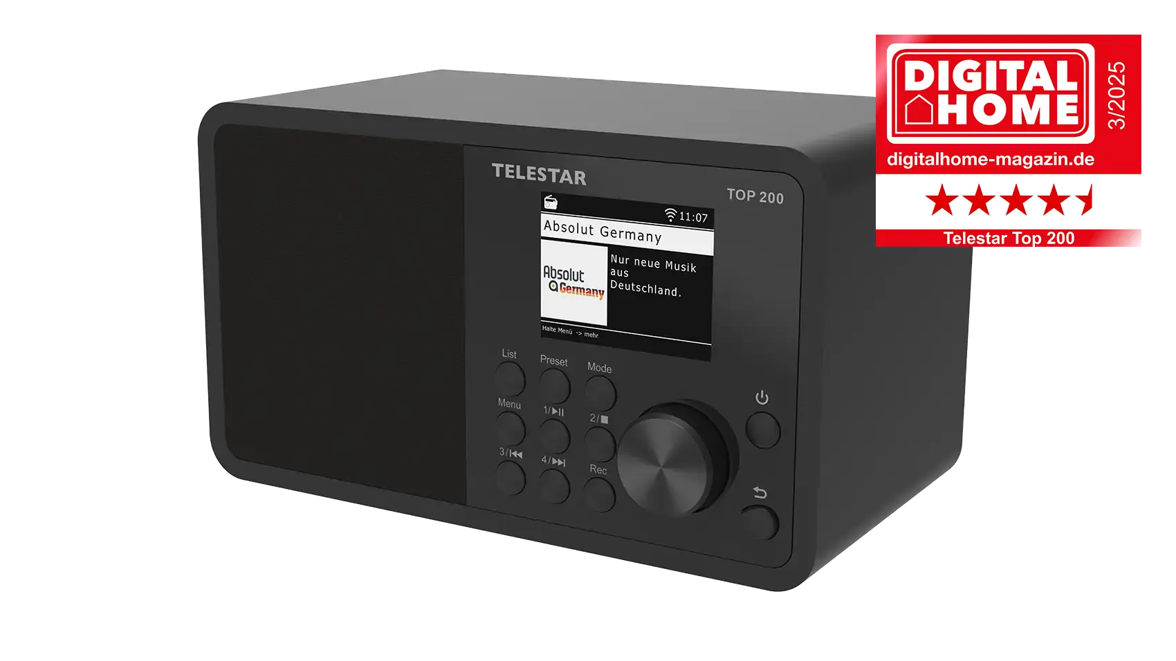 TELESTAR TOP 200 Schwarz Multifunktionsradios Stationär