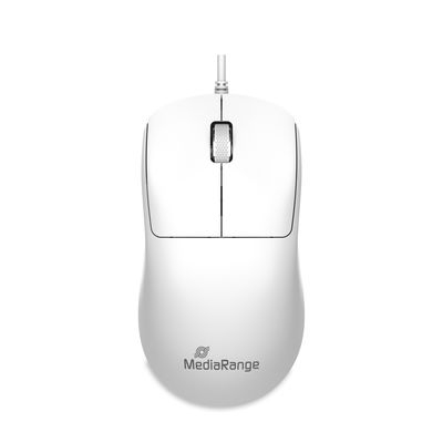 MediaRange kabelgeb. opt 3-Tasten Maus, Symmetrisch,1.5m,ws